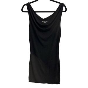 Armani Exchange Sparkly tank knit mini dress small bling 90's Disco